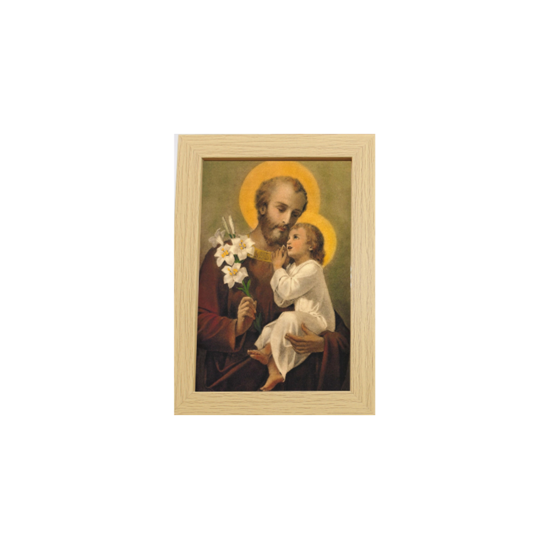 St Joseph Framed Picture (10x15cm)