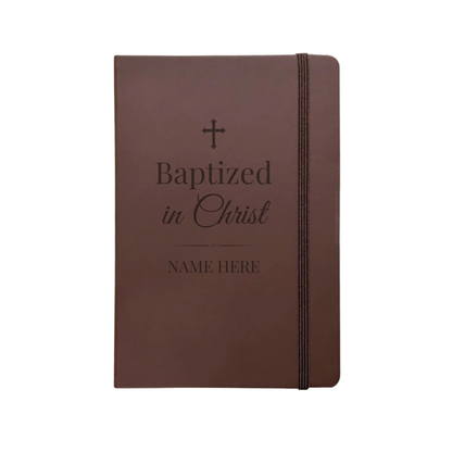 'Baptised in Christ' Notebook  (Personalisation Availablle)