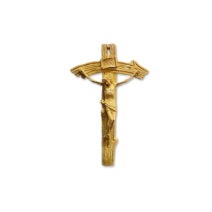 Polystone Papal Wall Crucifix - 27cm