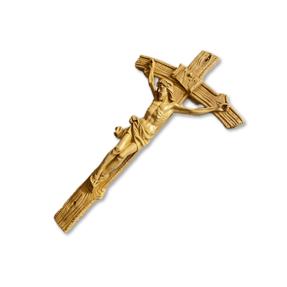 Polystone Papal Wall Crucifix - 63cm