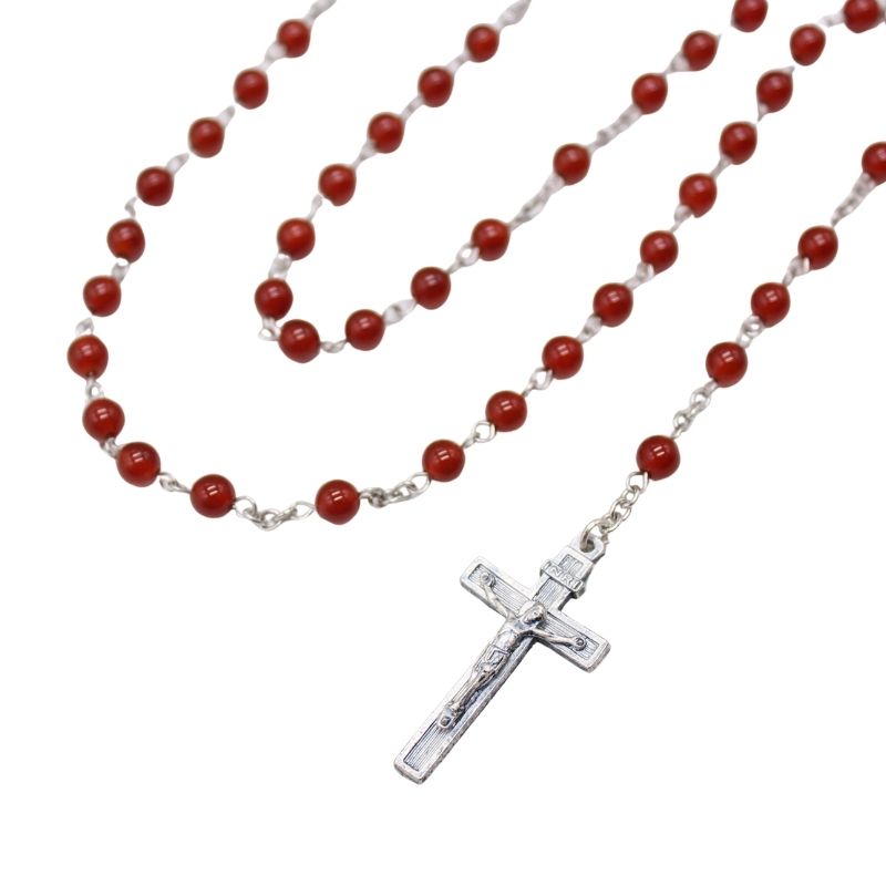 Red Carnelian 6mm Stone Beads Rosary (Personalisation Available)