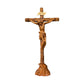 Wood Carved table cross - 62cm