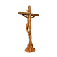 Wood Carved table cross - 62cm