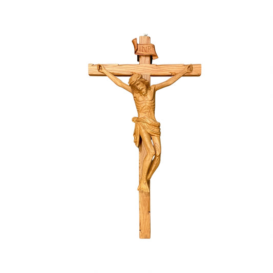 Wood Carved wall cross