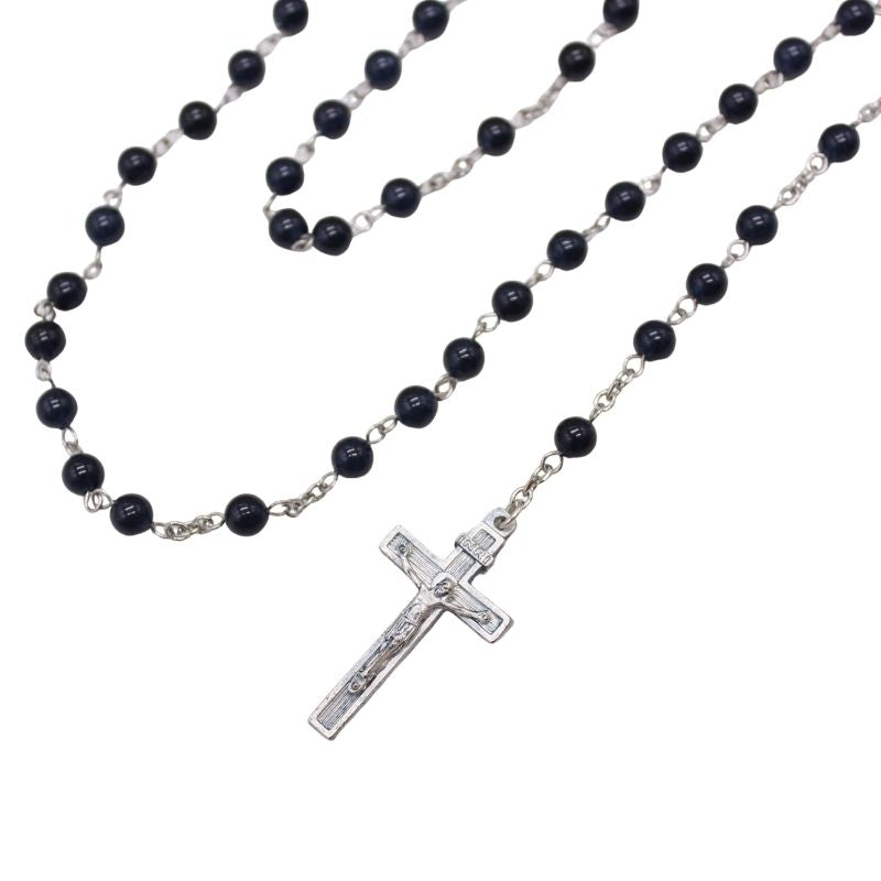 Sapphire Chalcedony 6mm Stone Beads Rosary (Personalisation Available)