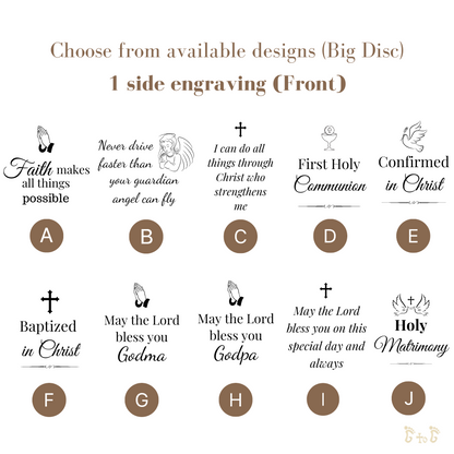 Pardon Crucifix Wood St Benedict Rosary 10mm