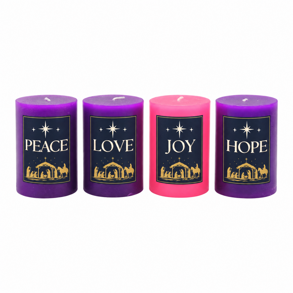[PRE-ORDER EARLY BIRD OFFER] Complete Family Advent Kit (FOC Nativity Ceramic Cross) - Red Pinecones berries