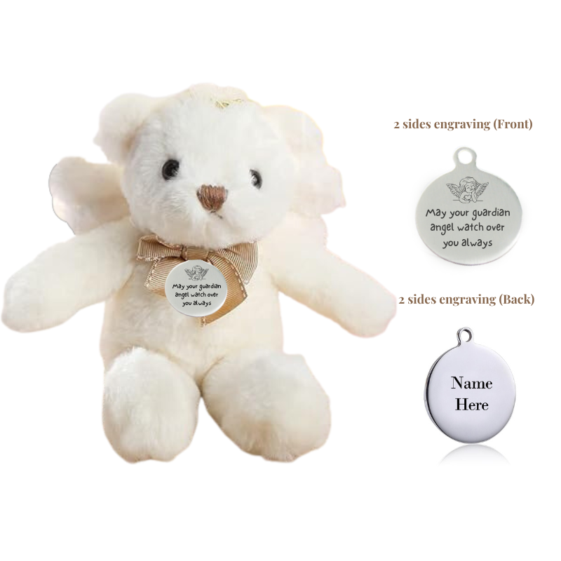 Guardian Angel Teddy Bear (Personalisation Available)