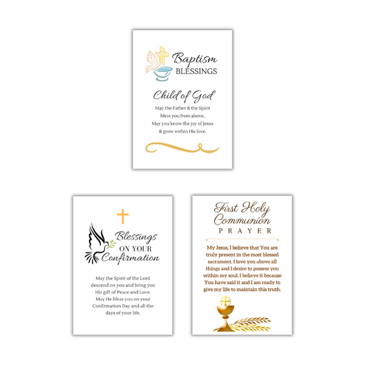 Gift cards - Baptism Holy Communion Confirmation