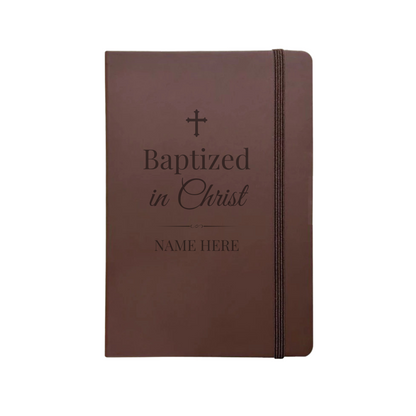 Baptism Set - Good New Bible/Baptised in Christ Notebook (Personalisation Available)