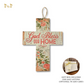 Wood Inspirational Cross - God Bless Our Home