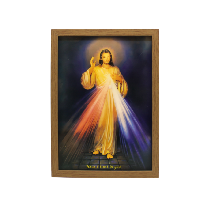 Holy Image Wall/Table Light Box /Altar - Divine Mercy – G to G Enterprise