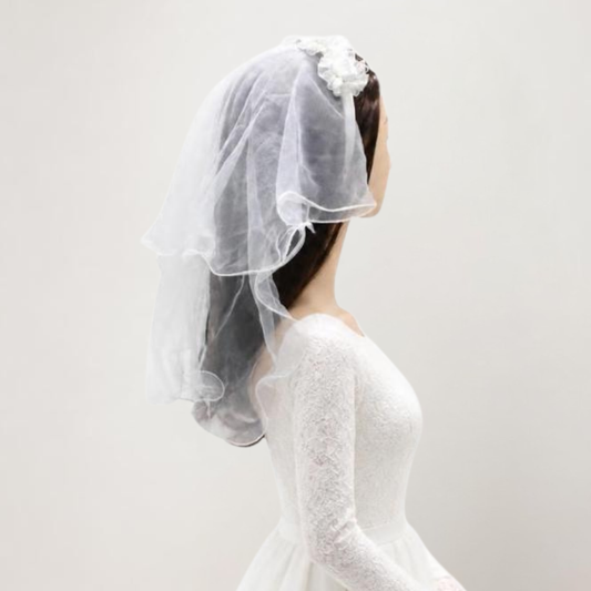 Flower hairband/Veil for Holy Communion/Confirmation