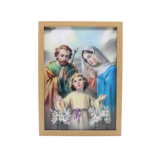 Holy Image Wall/Table Light Box - Holy Family
