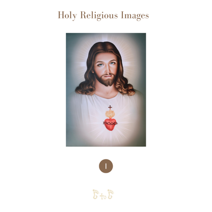 A3 Religious Images of Jesus, Mary, Divine Mercy