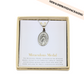 Stainless Steel Miraculous Medal/Chain set (1.8cm/2cm/2.5cm)