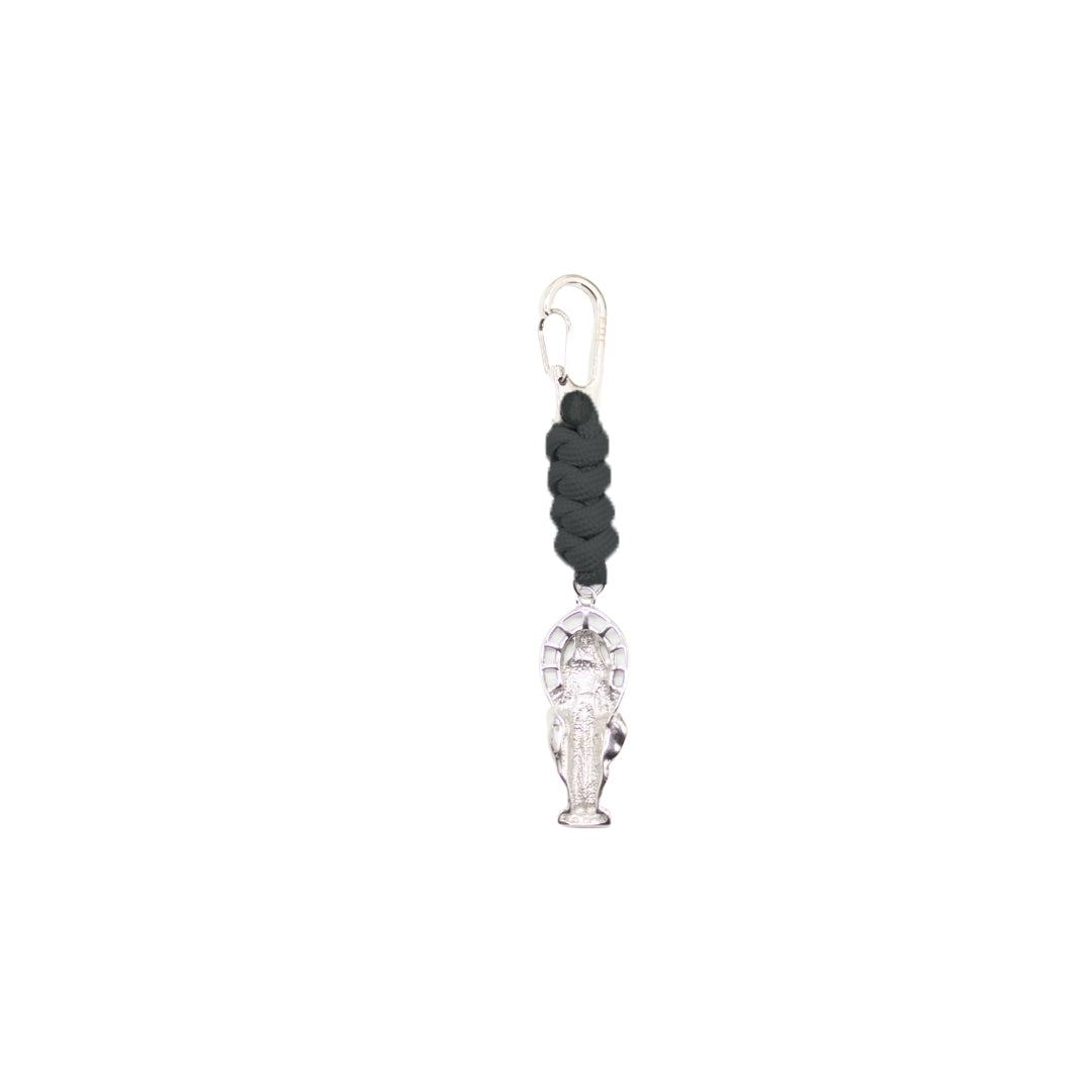 Stainless Steel Immaculate Conception Medal Keychain/Bag Charm