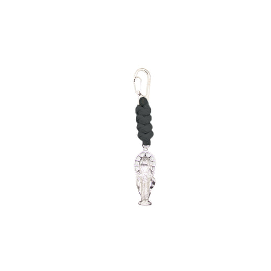 Stainless Steel Immaculate Conception Medal Keychain/Bag Charm