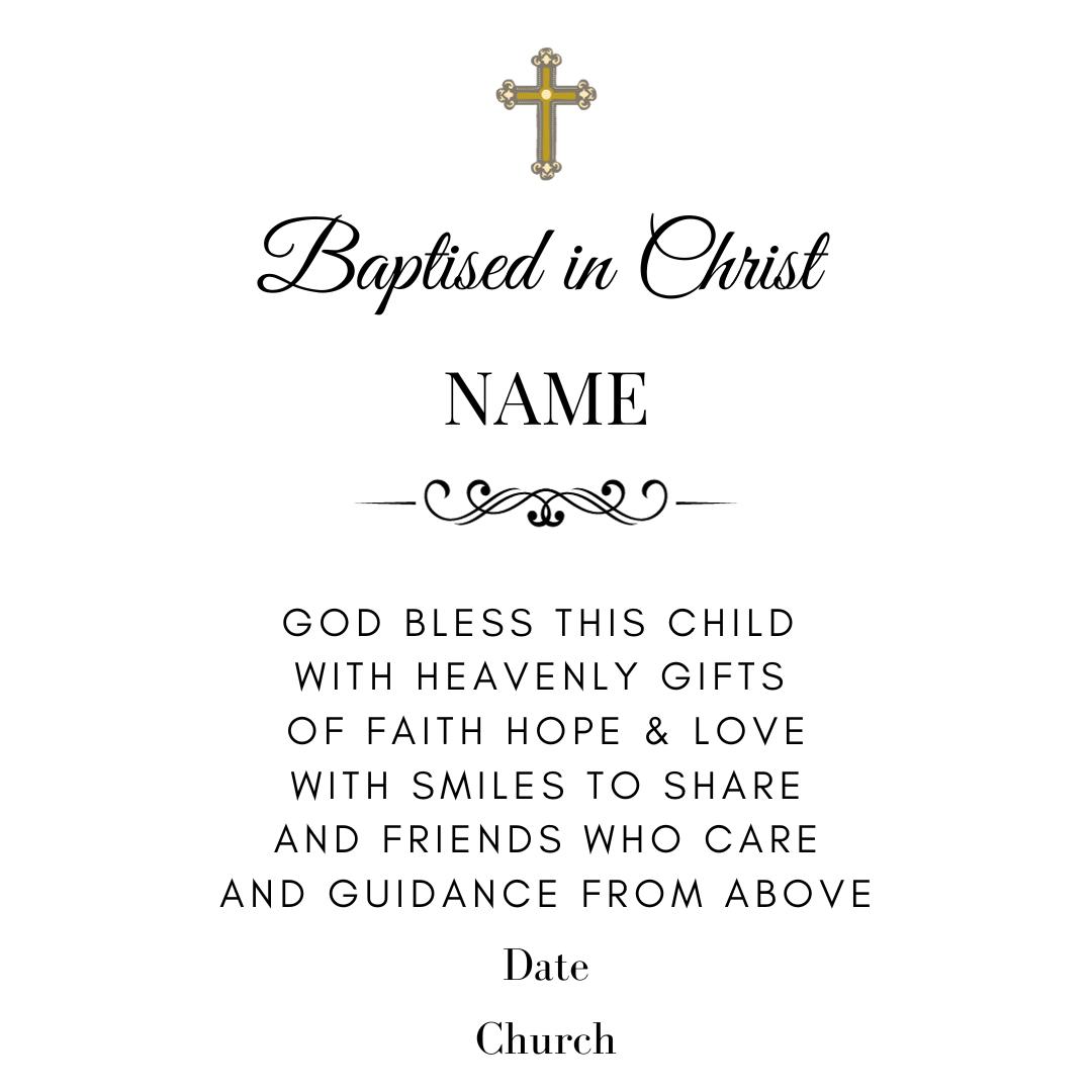 Adult Baptism Hamper (With Personalisation)