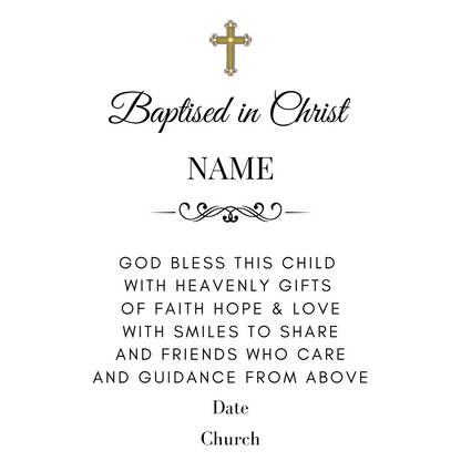Adult Baptism Hamper (With Personalisation)