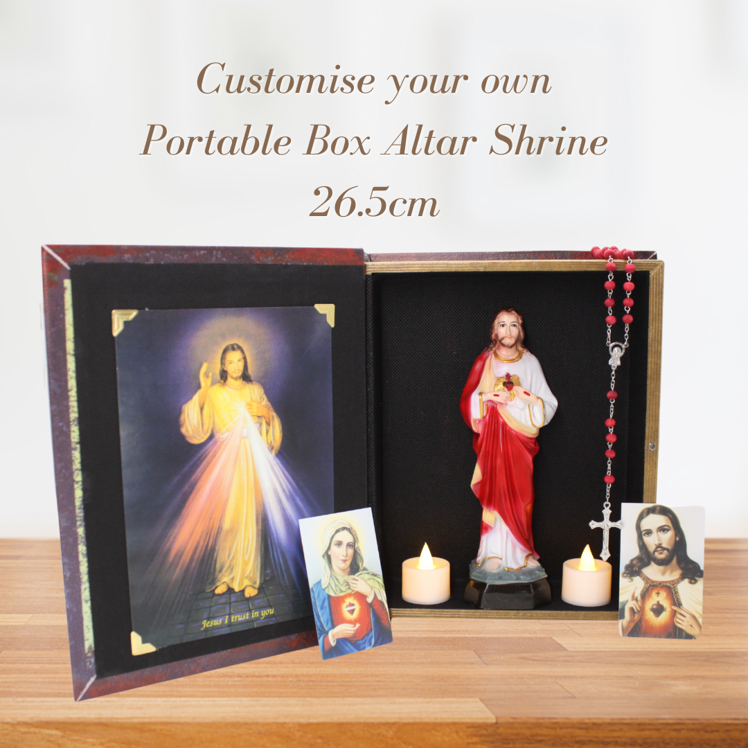 Customised Portable Box Altar Shrine 26.5cm (Personalisation Available)