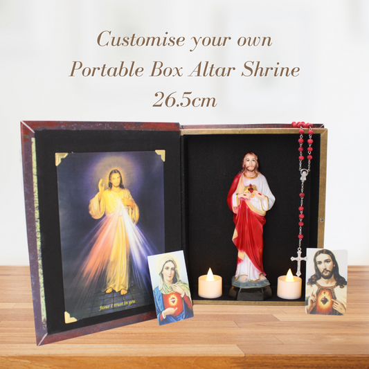 Customised Portable Box Altar Shrine 26.5cm (Personalisation Available)