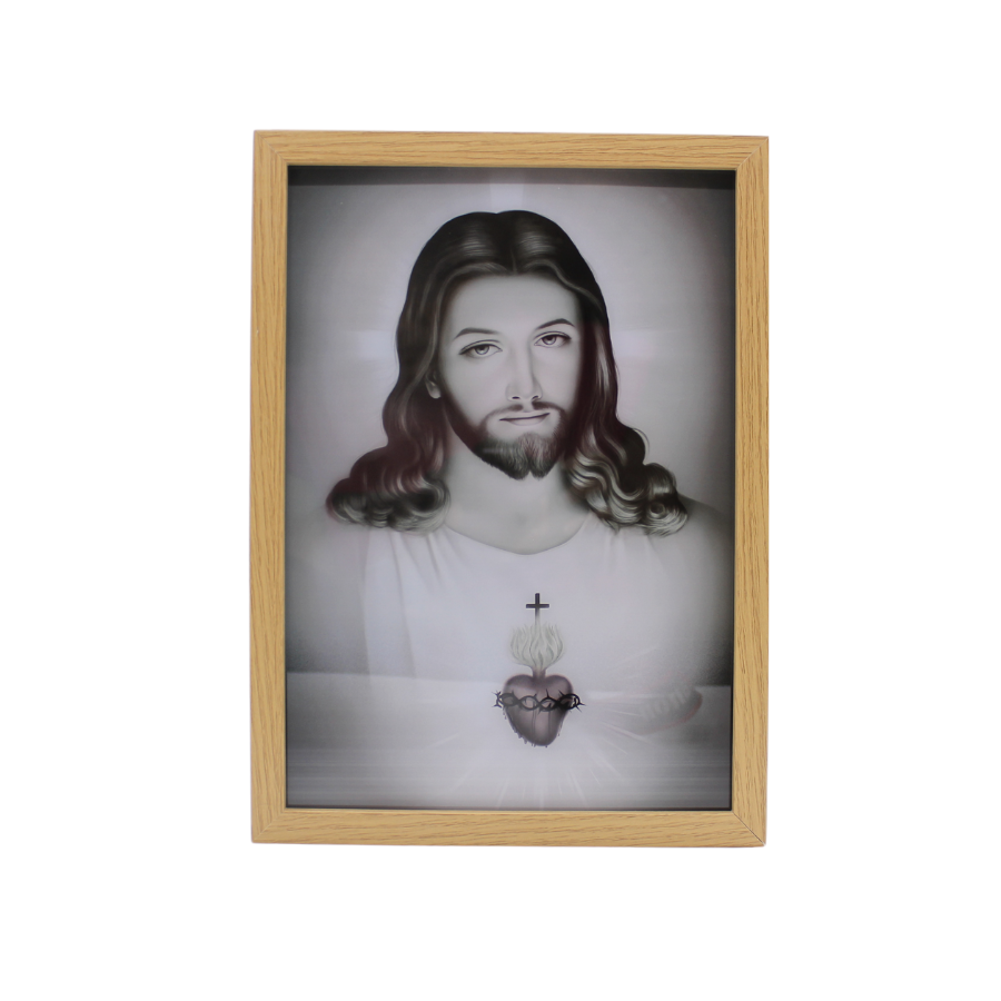 Holy Image Wall/Table Light Box /Altar - Sacred Heart of Jesus