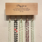 Wooden Wall Rosary Hanger/Rack (Personalisation Available)