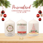 Personalised Pillar Candle for Christmas 7.5cm & 15cm