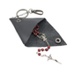 Leather Rosary pouch keychain