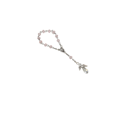 One Decade Rosary Chaplet White/Blue/Pink (Personalisation Available)