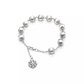 Glass Pearl Rosary Bracelet