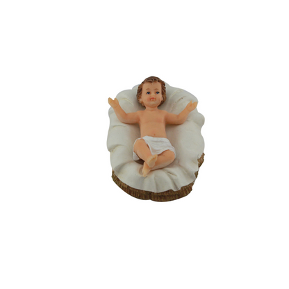 Christmas Polystone Nativity Crib Set 13" (Color)