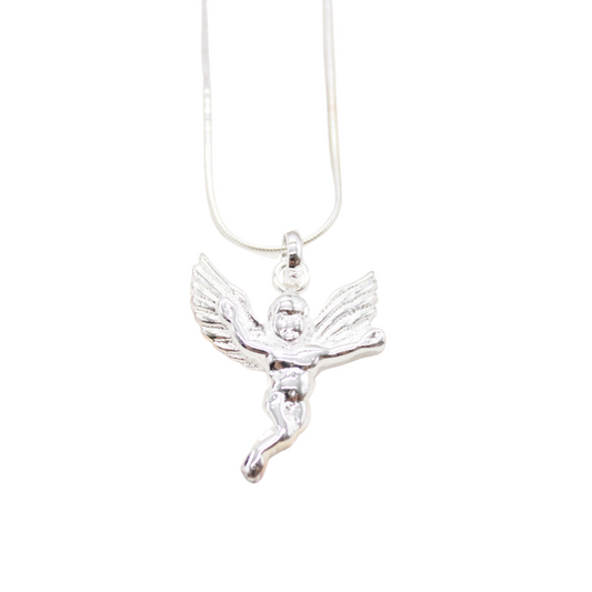 Silver Angel Pendant/Chain