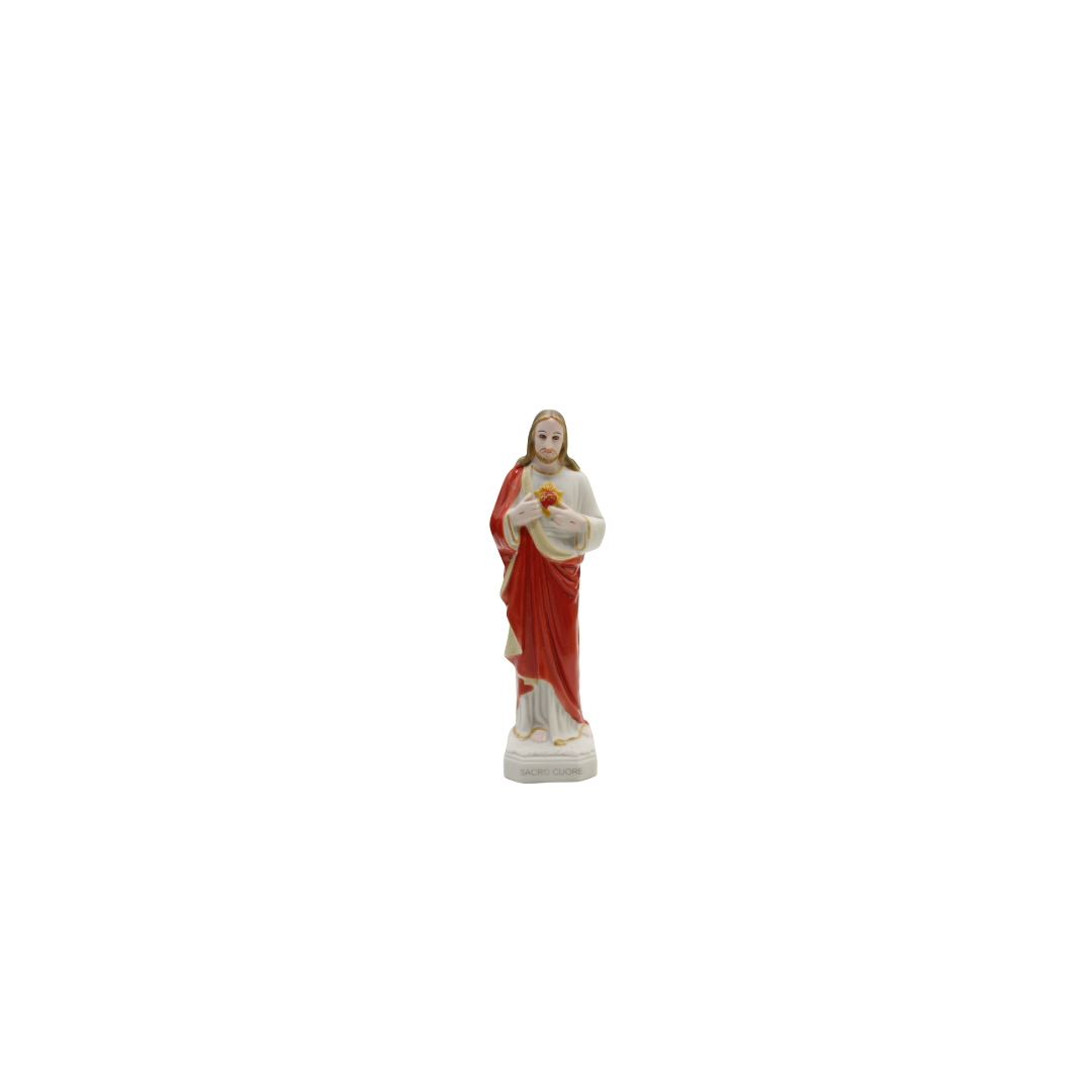 Sacred Heart of Jesus Ceramic Statue - 15cm