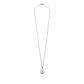 Silver Sacred Heart  Medal/Chain Set