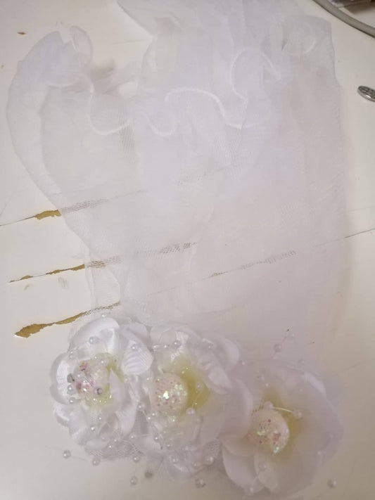 Flower clip/Veil for Holy Communion/Confirmation