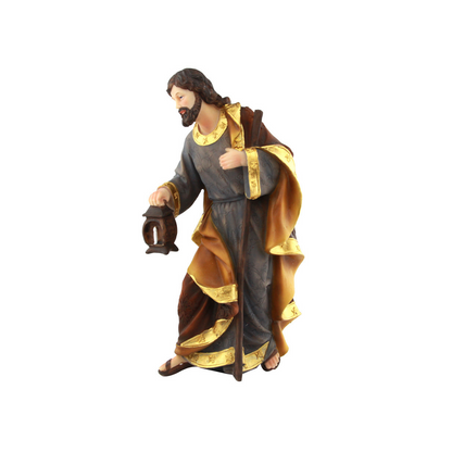 Christmas Polystone Nativity Crib Set 13" (Color)