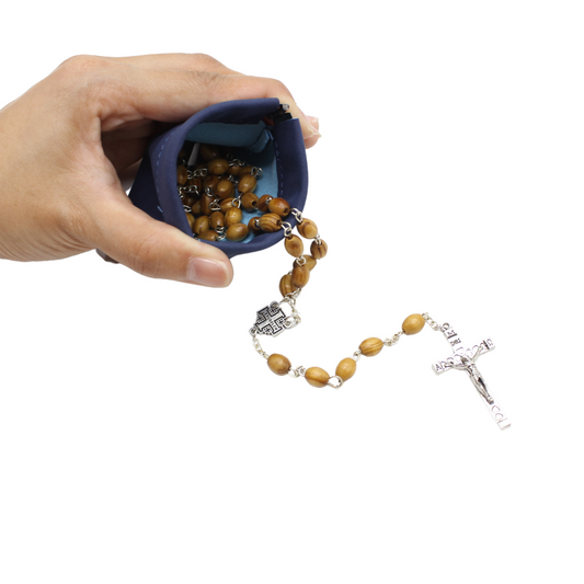 Rosary pouch with Snap Top Closure