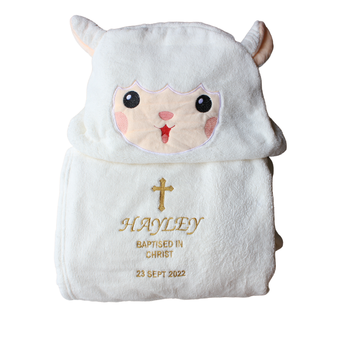 Child/Baby Blanket - Baptised in Christ/Child of God (Personalisation Available)