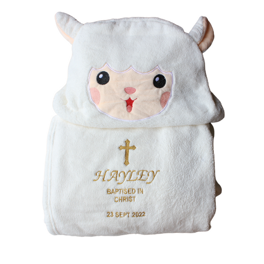 [PRE-ORDER] Child/Baby Blanket - Baptised in Christ/Child of God (Personalisation Available)
