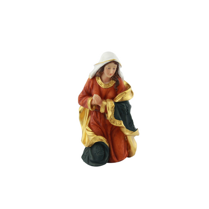 Christmas Polystone Nativity Crib Set 13" (Color)