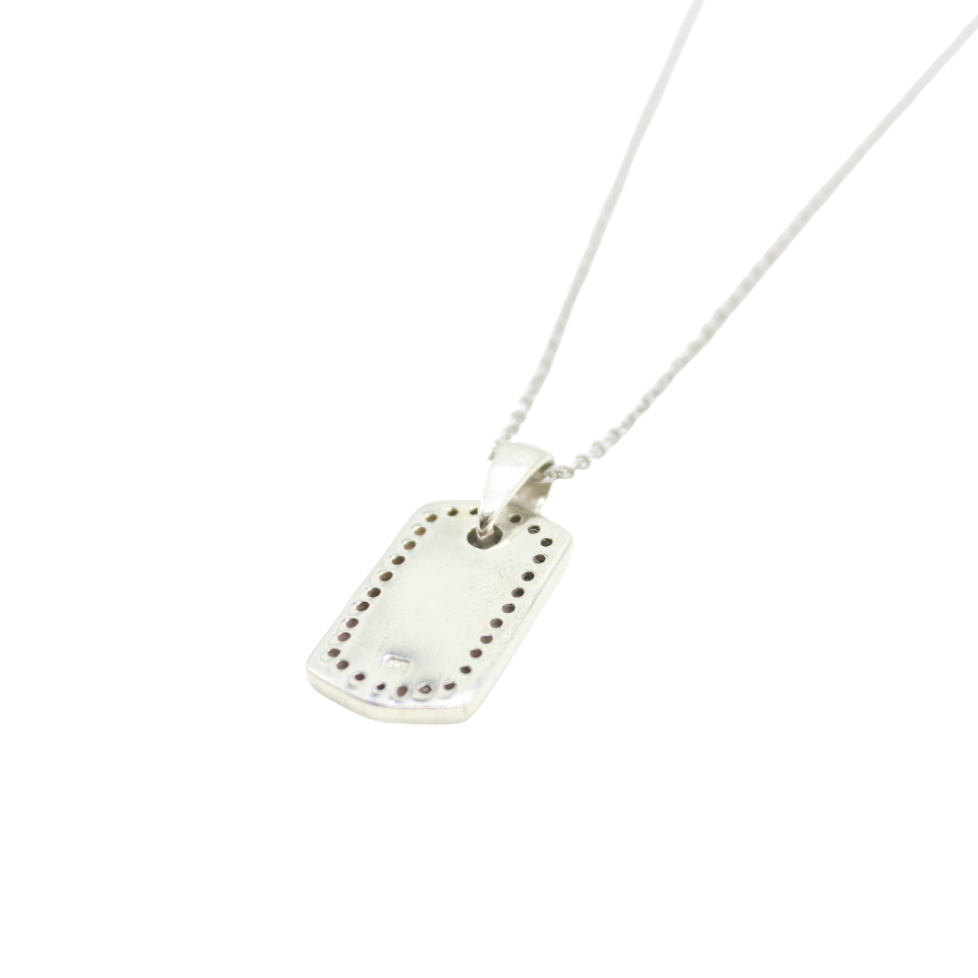 Silver Miraculous Medal/Chain Set