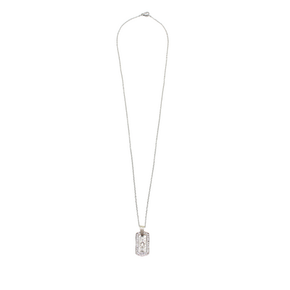 Silver Miraculous Medal/Chain Set