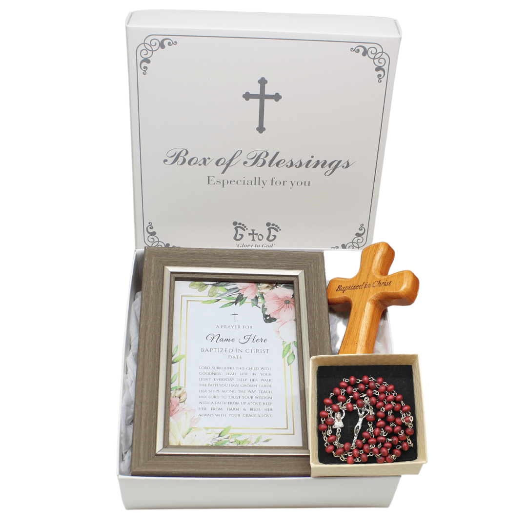 Baptism Gift Set 5 For Her (Personalisation Available)
