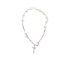 Swarovski Crystal Rosary Bracelet  (Pearl) - Pink/White/Blue