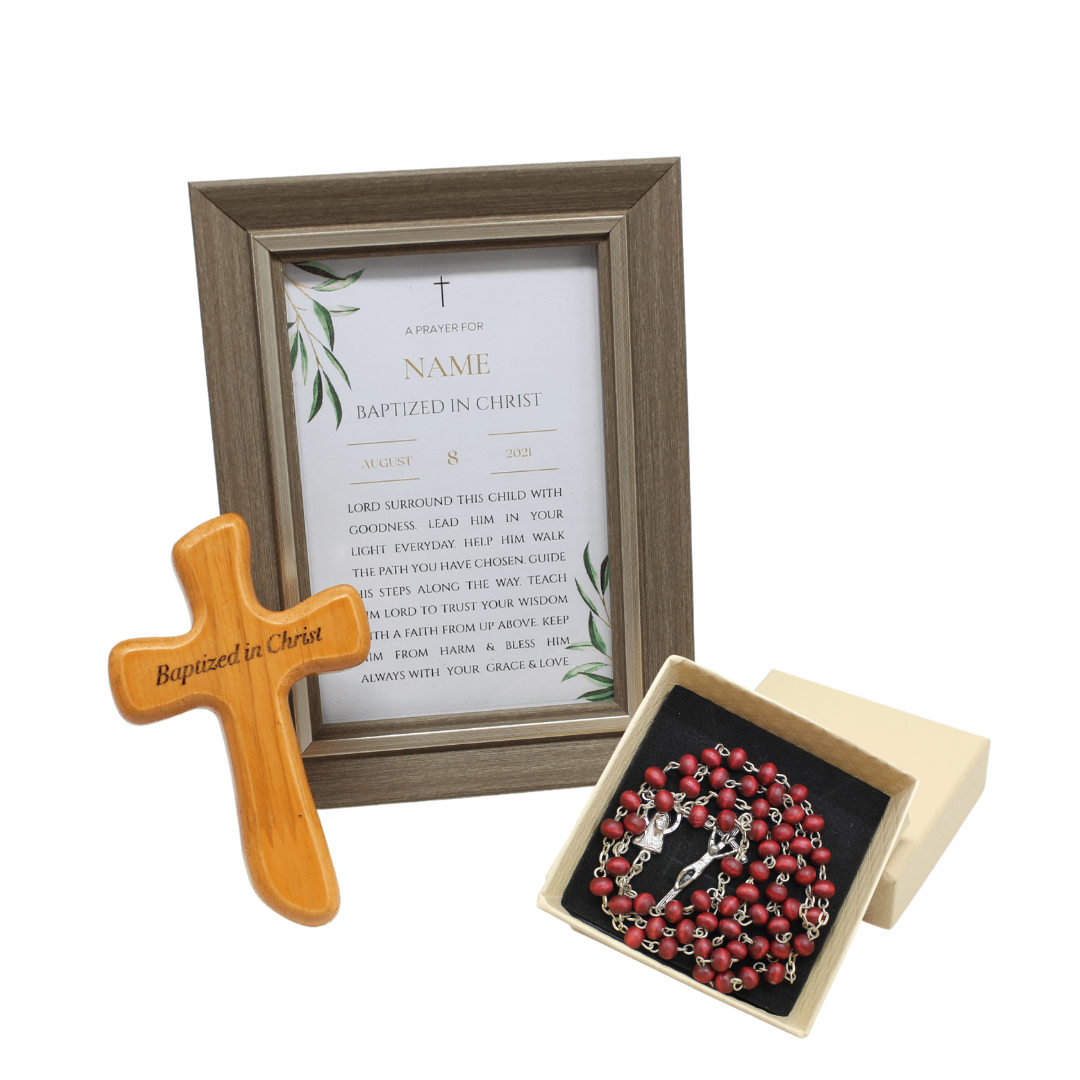 Baptism Gift Set 5A For Him (Personalisation Available)
