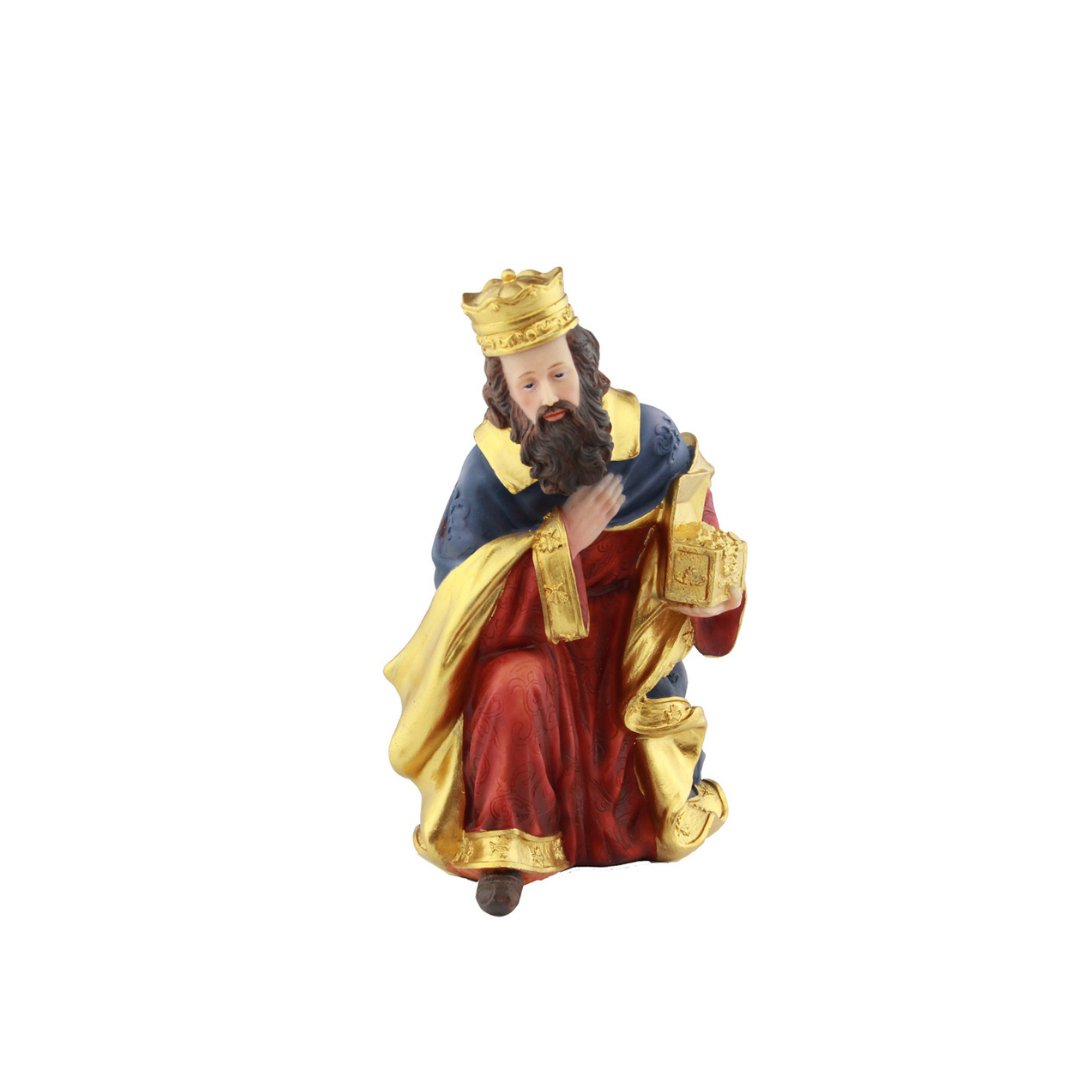 [EARLY BIRD] Christmas Polystone Nativity Crib Set 13" (Color)