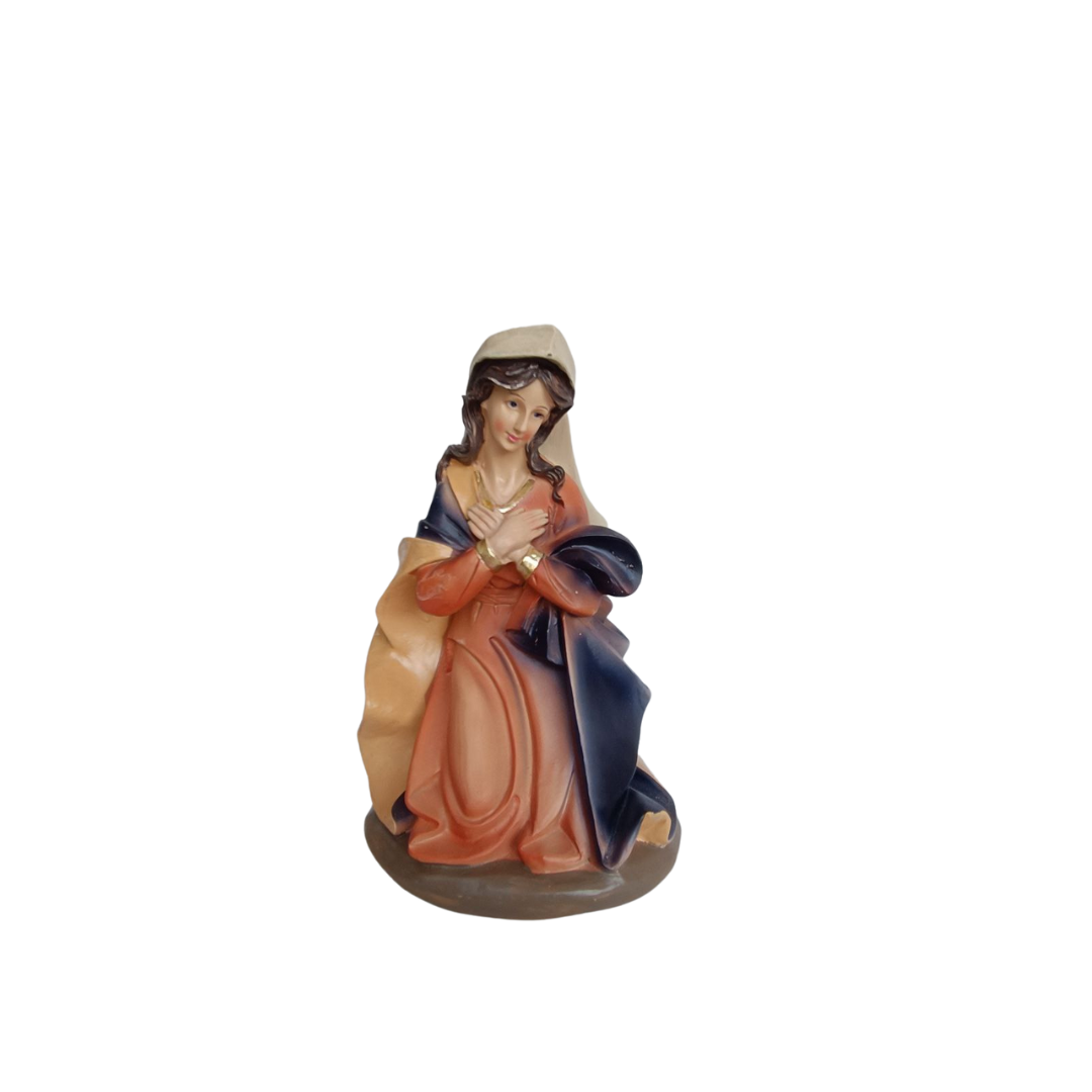 Christmas Polystone Nativity Crib Set 12"