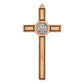 Wood St Benedict Wall Crucifix - 20cm